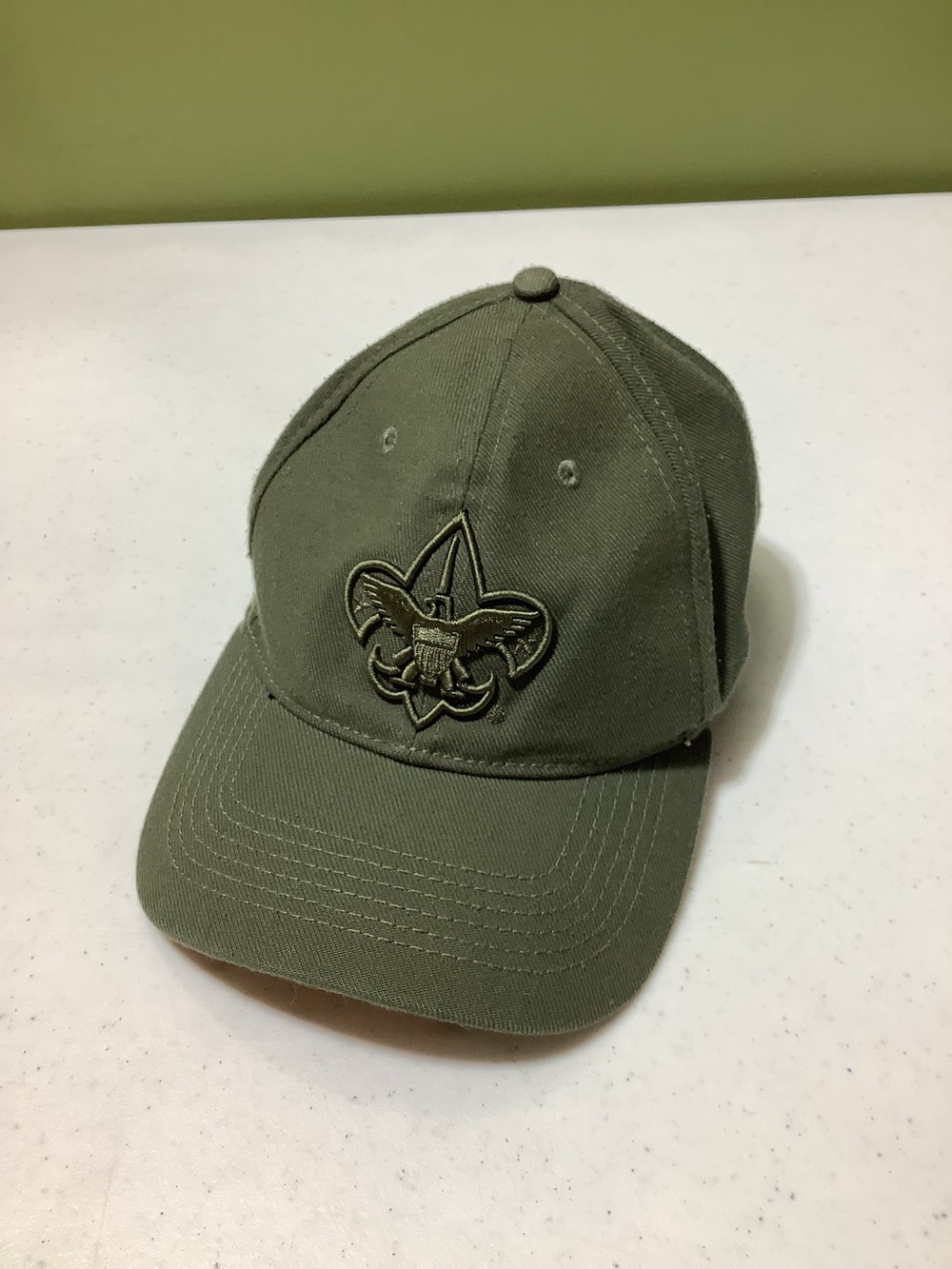 Boys Scouts of America olive green cap